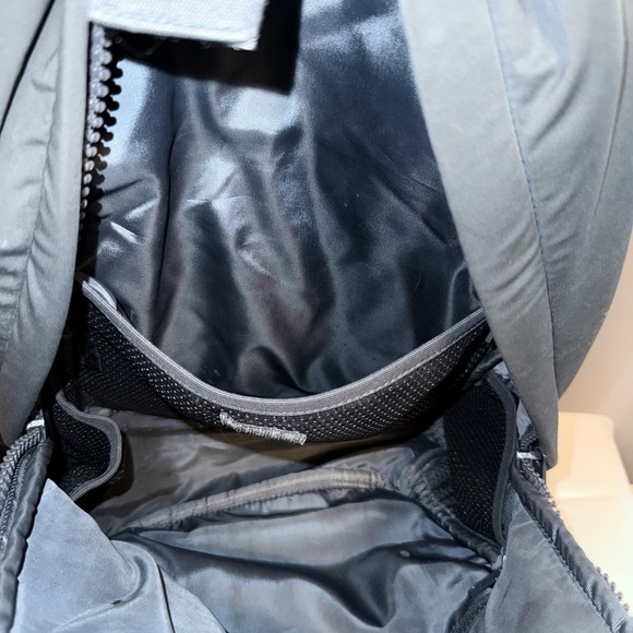 Dagne Dover Dark Gray Neoprene Backpack Bookbag Diaper Bag Laptop Work Bag